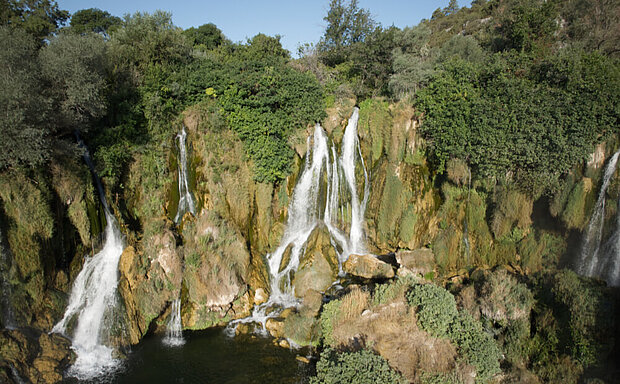 Die Kravica-Wasserfälle in Bosnien-Herzegowina