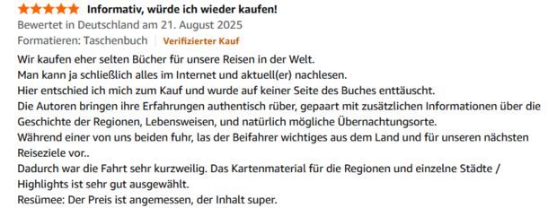 Leserfeedback zum Das Stefan Loose Travelhandbuch Der Balkan-Die Adriaroute 2. Auflage 2024