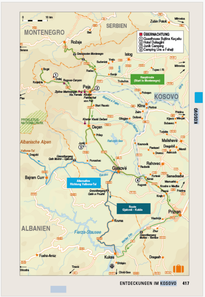 Unterwegs im Kosovo Stefan Loose Travelhandbuch Balkan - Die Adriaroute 2024 als Blick ins Buch