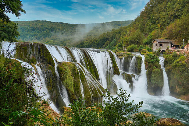 Wasserfall im Una-Nationalpark (Bosnien-Herzegowina)